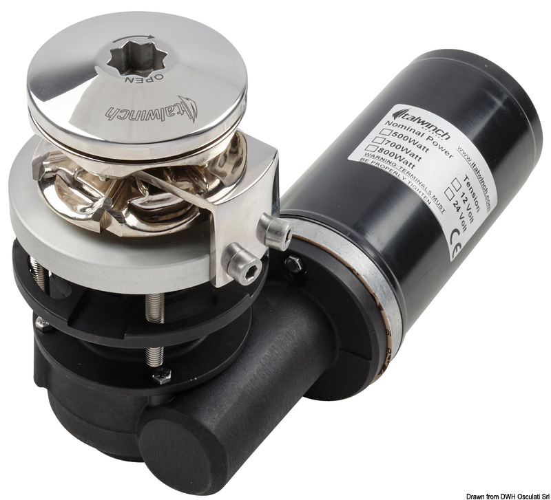 Navijak ITALWINCH Smart R1 500W  ITALWINCH Smart R1 windlass 500W Variant: Navijak ITALWINCH Smart R1 500W
