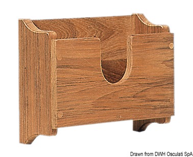 ARC Teakový držiak na ďalekohľad 250x95x200 mm  Teak binocular holder 250x95x200 mm