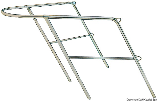 OSCULATI SS predná kazateľnica 78x110x60 cm  SS bow pulpit 78x110x60 cm