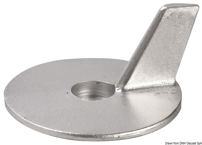 TECNOSEAL Zinková anóda Honda 25/50 HP  Zinc fin anode Honda 25/50 HP Variant: Finnanode z horčíka Honda 25/50 hp