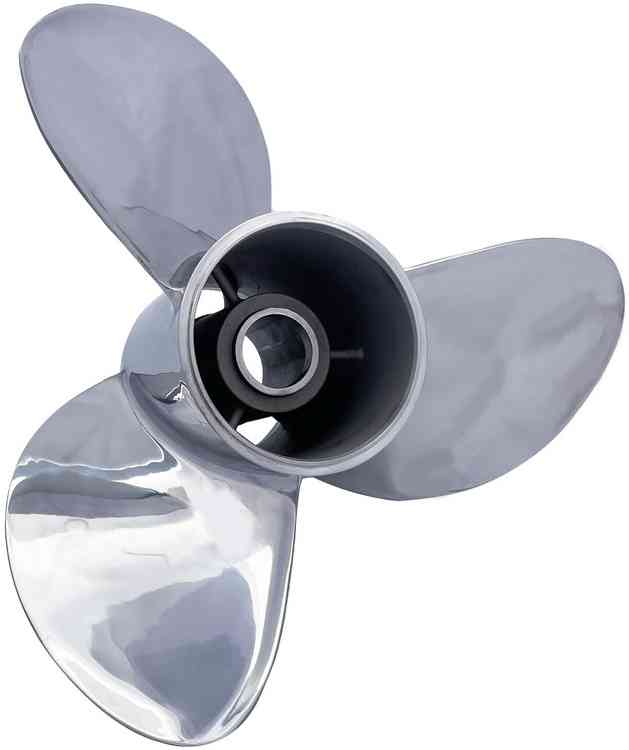 Rozstup vrtule POLASTORM SS 13 1/2 x 14  SS propeller pitch 13 1/2 x 14 Variant: VA oceľový lodný nos 14 x 19L