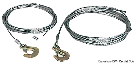 OSCULATI Navíjací kábel 5 mm x 4,5 m  Windlass cable 5 mm x 4.5 m Variant: Kábel pre kotevné navijaky 5 mm x 6 m