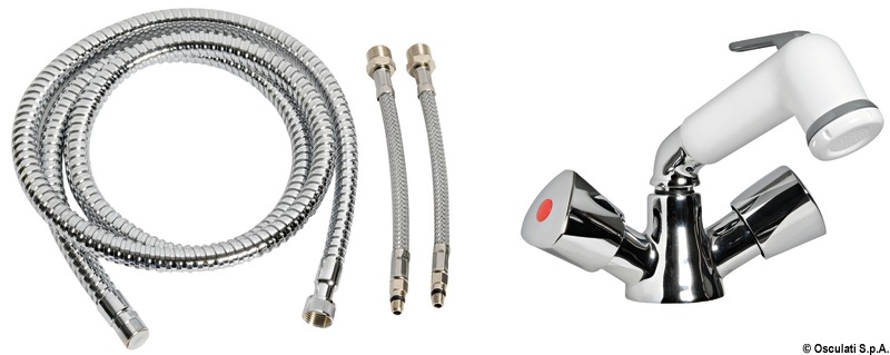 OSCULATI Zmiešavacia batéria s otočnou sprchou  Mixer tap w/swivelling shower