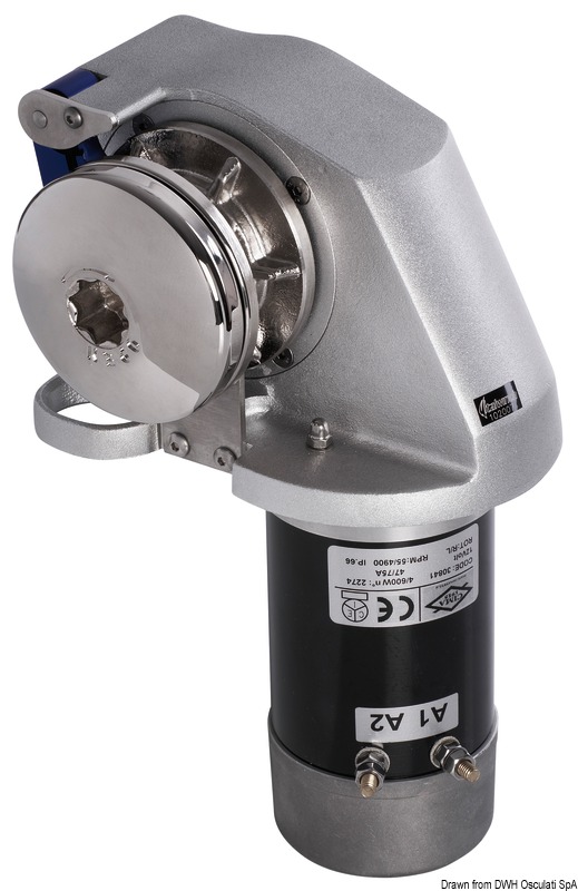 ITALWINCH Italwinch Obi navijak 500 W - 12 V bez bubna 6 mm gypsy  Italwinch Obi windlass 500 W - 12 V without drum 6 mm gypsy Variant: Naviják…