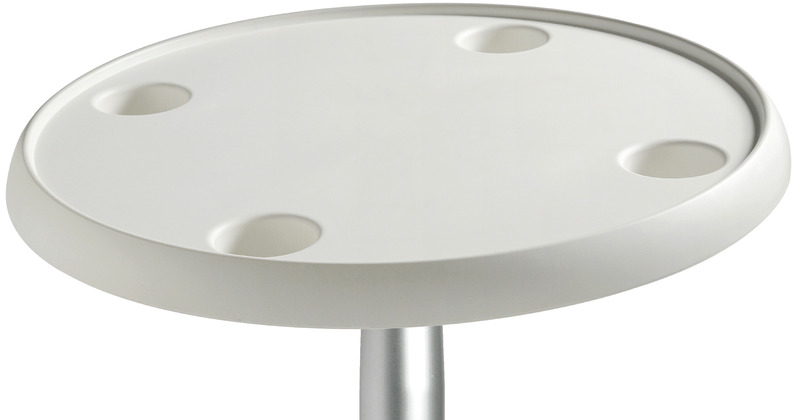 OSCULATI Okrúhly biely stôl z kompozitného materiálu 610 mm  Composite material round white table 610 mm Variant: Kompozitný stôl, okrúhly biely 610…