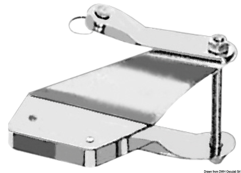 VIADANA SS tabuľka na stožiari  SS masthead plate Variant: VA-Stahl Masttopplatte