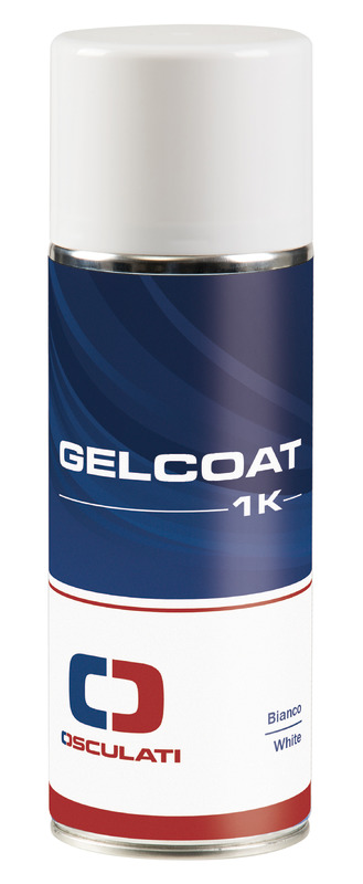 OSCULATI Biely gél lak v spreji 400 ml RAL 9003  White spray gelcoat 400 ml RAL 9003
