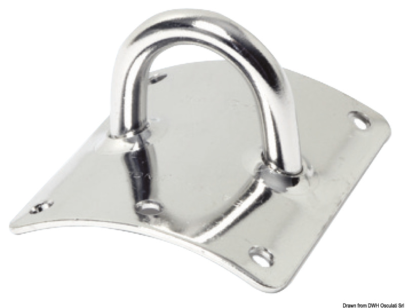 SEASURE SS doska pre montáž na stožiar 63x75mm 8 mm  SeaSure SS plate for mast fitting 63x75mm 8 mm Variant: SeaSure Auge z.Mastbefestigung 63x75mm…