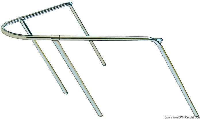 OSCULATI SS predná kazateľnica 80x90x45 cm  SS bow pulpit 80x90x45 cm
