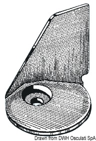 Anóda TECNOSEAL Fin pre 35/40 HP  Fin anode for 35/40 HP Variant: Finnanode f. 35/40 PS