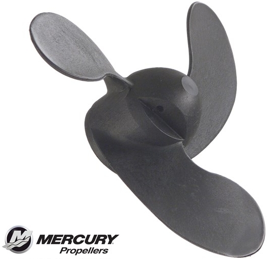 MERCURY Plastová lodná vrtuľa 3 x 7,375 x 7  Black Max (3 x 7-3/8 x 7") MERCURY RH, 48-815083A02
