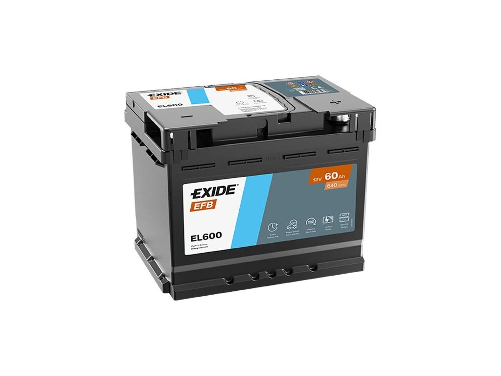 EXIDE Autobatéria EFB 60Ah, 12V, EL600