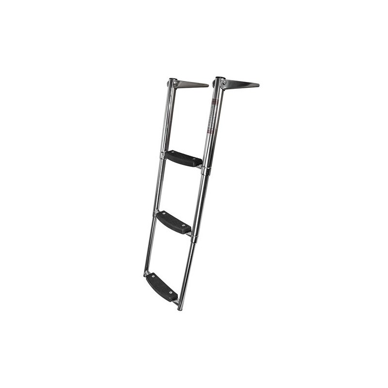 TELESKOPICKÝ REBRÍK S VEĽKÝMI CESTAMI Variant: TELESCOPIC LADDER WITH 3 STEPS