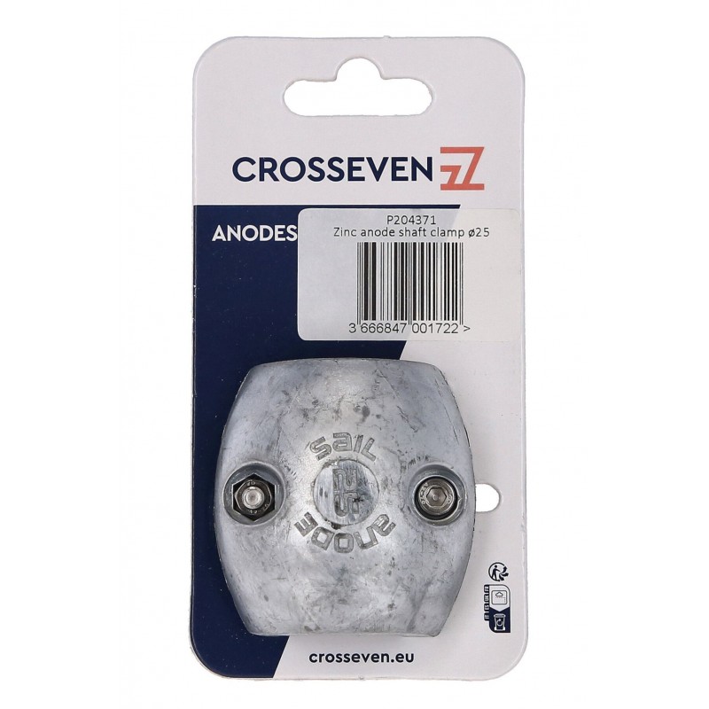 ZINKOVÁ ANÓDA S OBOJKOM CROSSEVEN Variant: ZINC COLLAR ANODE Ø22 MM