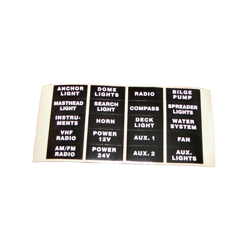 MORSKÉ MESTO SAMOLEPIACE SYMBOLY PRE SPÍNAČ