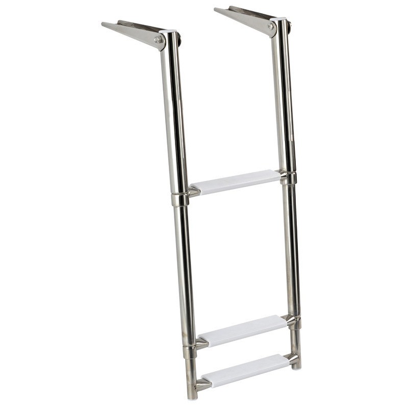 TELESKOPICKÉ REBRÍKY Z NEHRDZAVEJÚCEJ OCELE Variant: LADDERS 3 STEPS