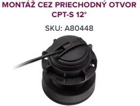 RAYMARINE CPT-S sonda pre montáž cez trup 0°, 12° a 20° plastová Model: trup v rozmedzí od 7-17 stupňov