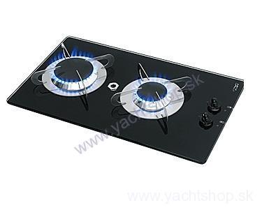 CAN 2 horáková plynová varná doska, 1 x 1750W, 1 x 3000W