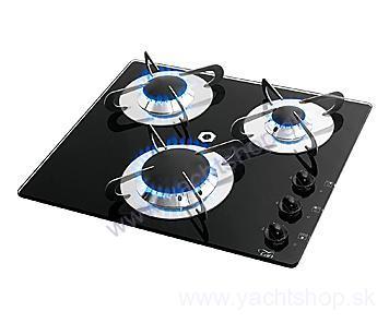 CAN 3 horáková plynová varná doska,1x1000W,1x1750W,1x3000W