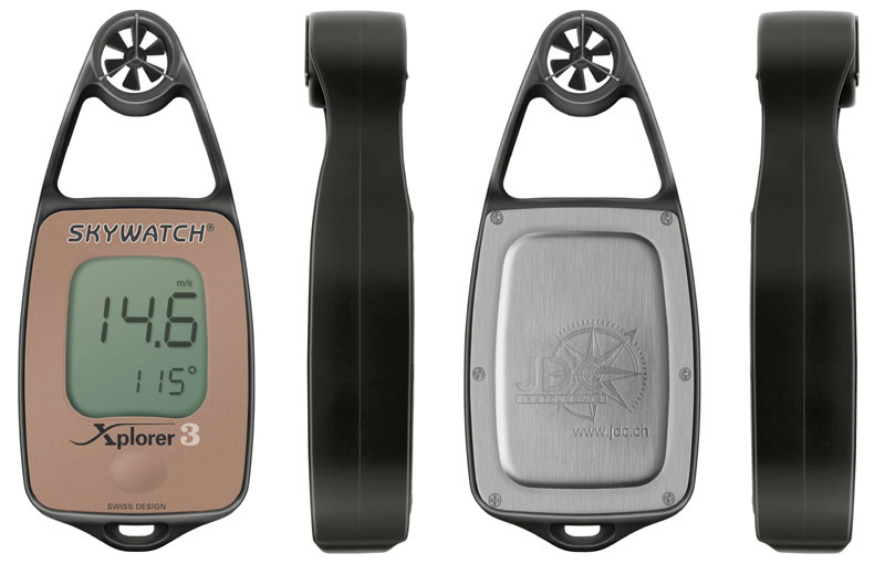 SKYWATCH Xplorer 3 anemometer + teplomer + wind chill + elektronicky kompas  anemometer + teplomer + wind chill + elektronicky kompas