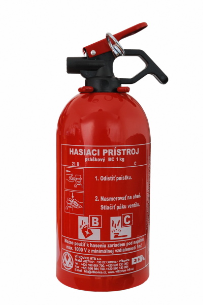 VÍTKOVICE HTB Práškový hasiaci prístroj 1 kg