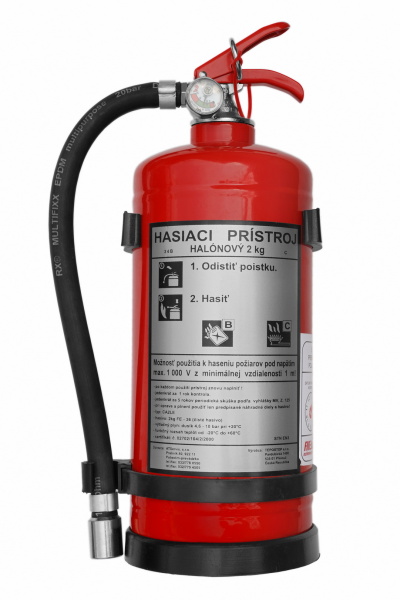 TEPOSTOP Halónový hasiaci prístroj 2 kg