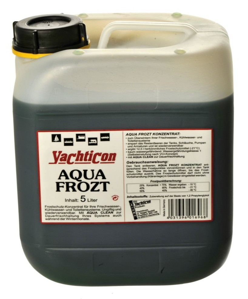 YACHTICON Nemrznúca zmes do motorov - koncentrát 5 L  Aqua Frozt Frostschutzkonzentrat 18-AF5000