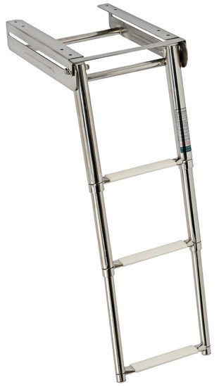 Teleskopický kúpací rebrík 88 cm, šírka 32 cm, 3 stupne