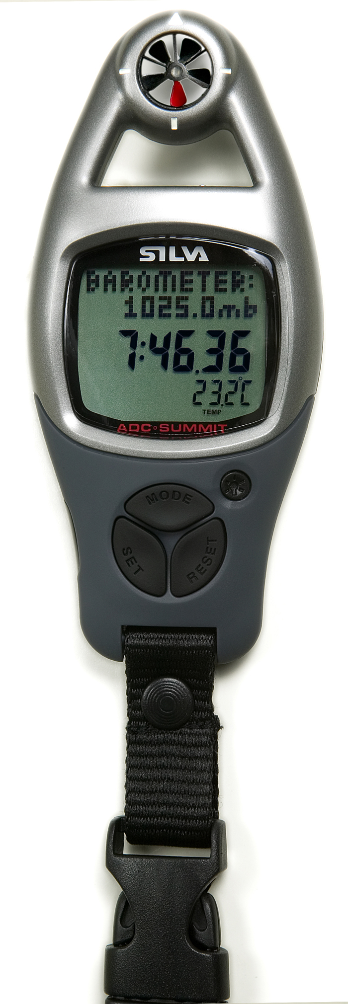 WINDMESSER Silva ADC Summit  anemometer + teplomer + kompas + výškomer + barometer + timer + ski + predpoveď + pc prenos