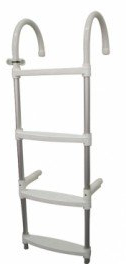 TREM Rebrík s oblúkom 26 cm, dĺžka 116 cm, 4 schodíky