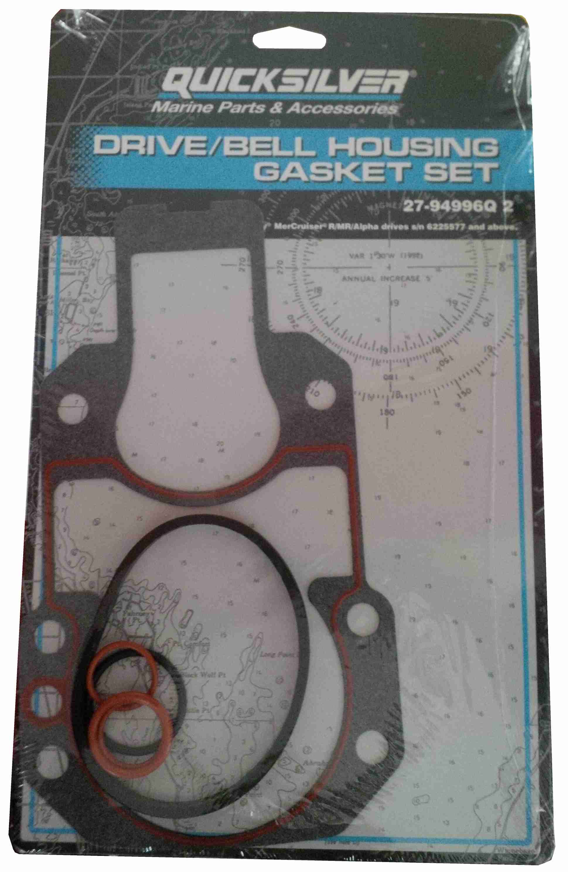 QUICKSILVER Sada tesnení na Z pohon Mercruiser Alpha One Gen I-II (27-94996Q2)  Mercruiser original stern drive gasket set