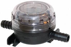FLOJET Filter na vodu priamy s 1/2" vývodmi na hadicu  KIT MODEL 01740002 INLINE STRAINER
