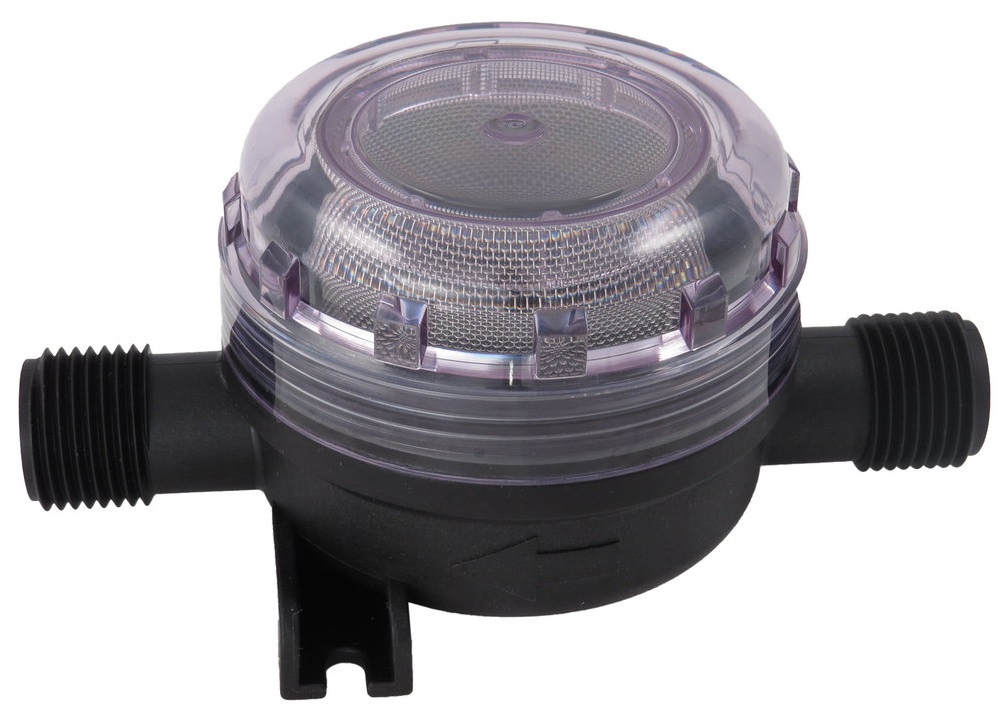 FLOJET Filter na vodu priamy s 1/2" vývodmi na závit  KIT MODEL 01740004 INLINE STRAINER