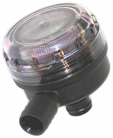 FLOJET Filter na vodu s 90 uhlom s 1/2" vývodmi na hadicu