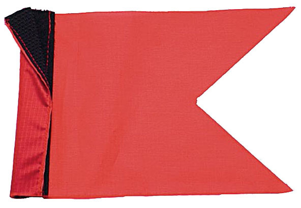 Protestflagge so suchým zipsom 16 x 23 cm  Nakladám, vykladám alebo prevážam nebezpečný náklad
