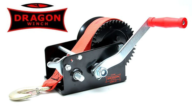 DRAGONWINCH DWK25 Ručný navijak 1100 kg gurtňa
