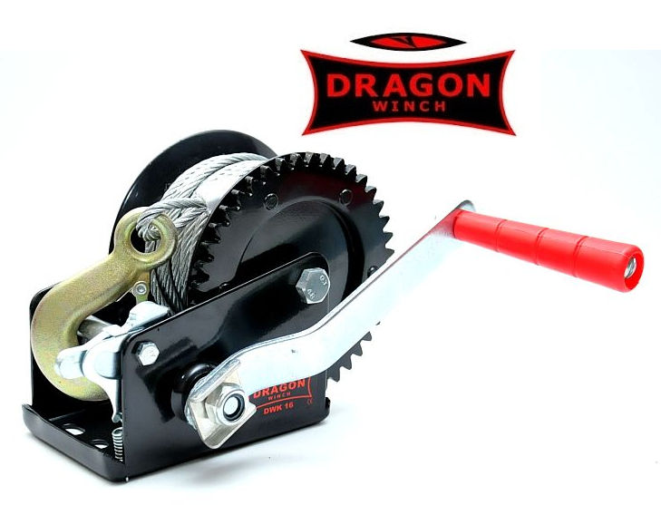 DRAGONWINCH DWK16 Ručný navijak 720 kg oceľové lano