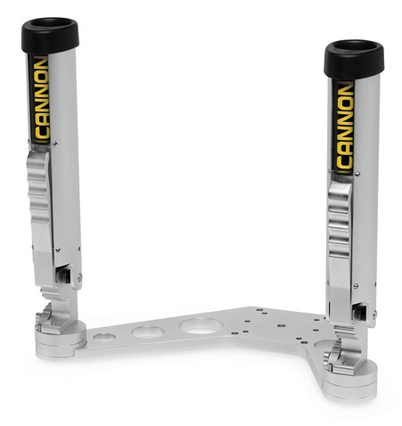 CANNON Základňa pre montáž dvcch držiakov na udicu s otočnou základňou