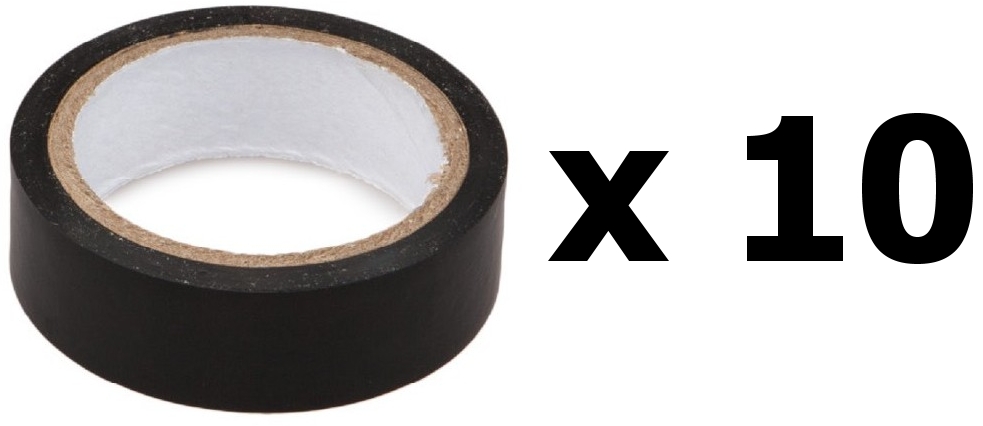 4CARS IZOLAČNÁ PÁSKA ČIERNA 15MM, 10 ks
