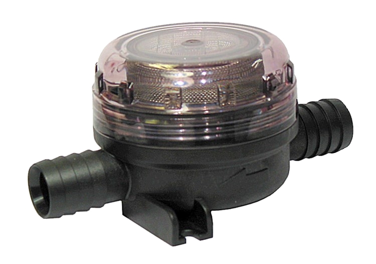JABSCO Filter na vodu priamy s 3/4" vývodmi na hadicu  46400-0000 Filter pre manuálne a elektrické pumpy v toaletách