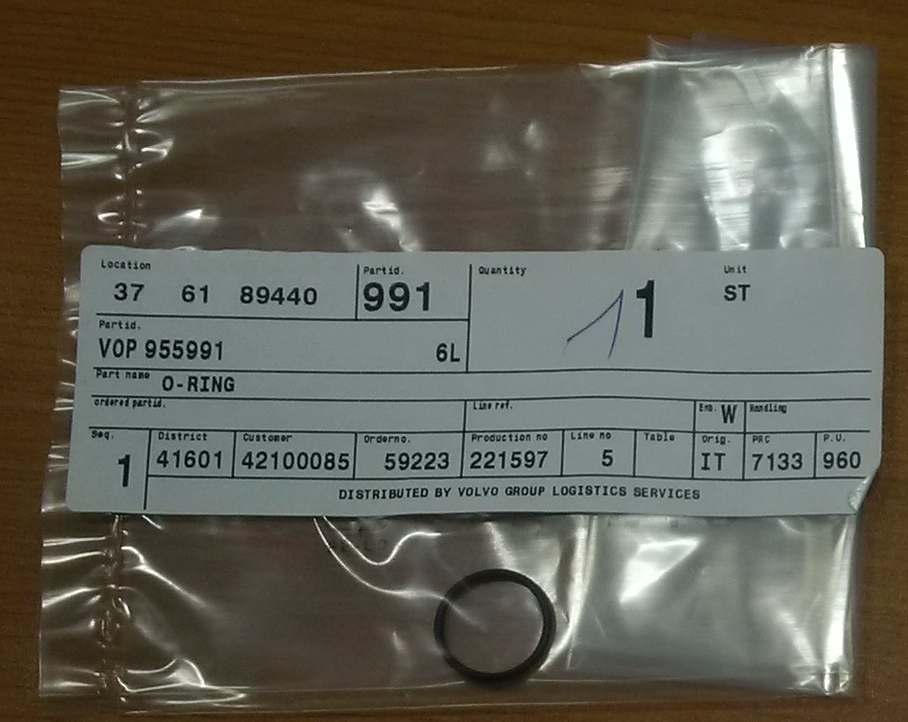 VOLVO PENTA O-RING 955991-5