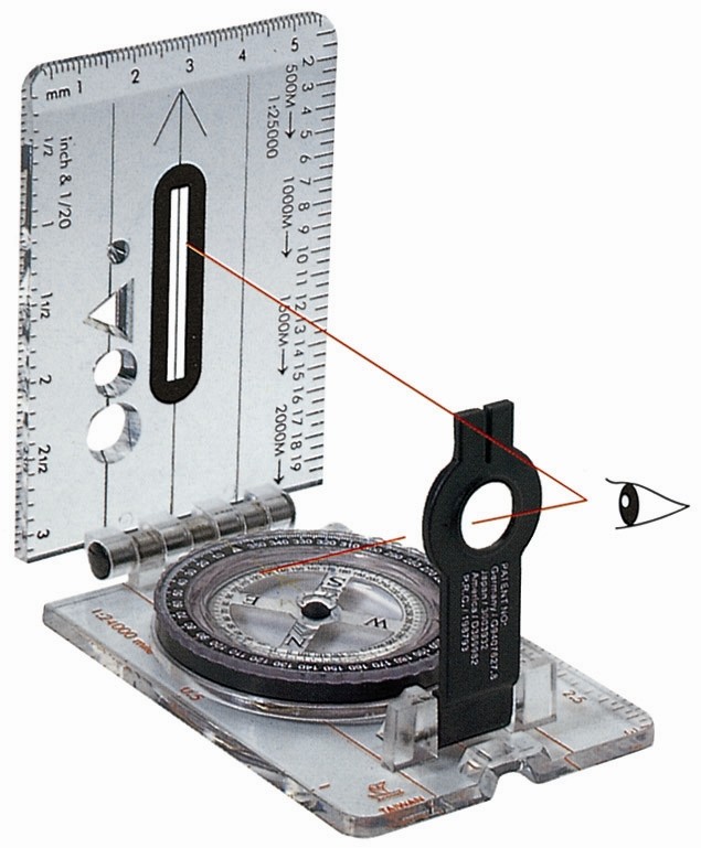 MAP COMPASS M703A-A Ručný Kompas - buzola