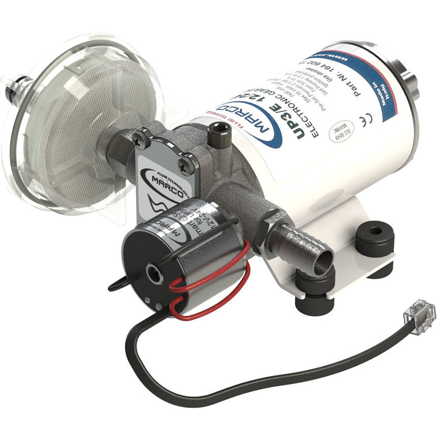 MARCO UP3/E Elektronické tlakové vodné čerpadlo 15 l/min 12V/24V  UP3/E Electronic water pressure system 15 l/min 16.081.03