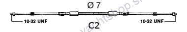 ULTRAFLEX C2 Kábel 2,75 m, Ft. 9  301110 - Ft.9 - Remote control Cable