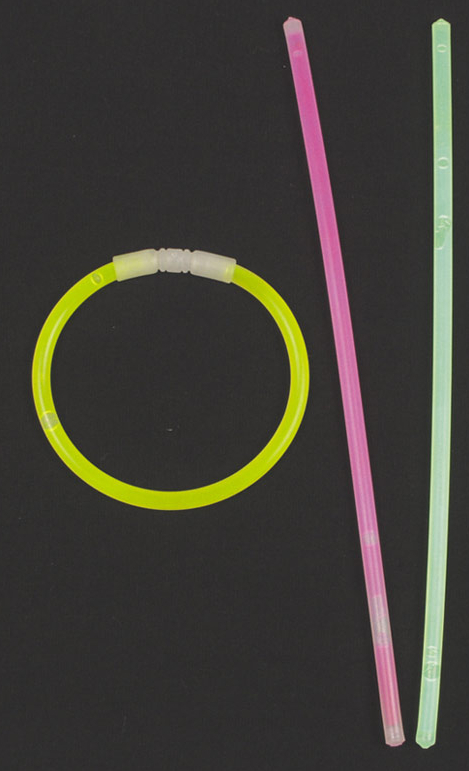 Chemické svetlo palička 59 cm žltá  Glow Necklace