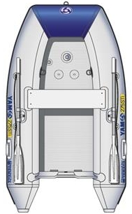 YAM Nafukovací čln s nafukovacou podlahou s V kýlom 270 cm  YAMAHA YAM 270 TAF