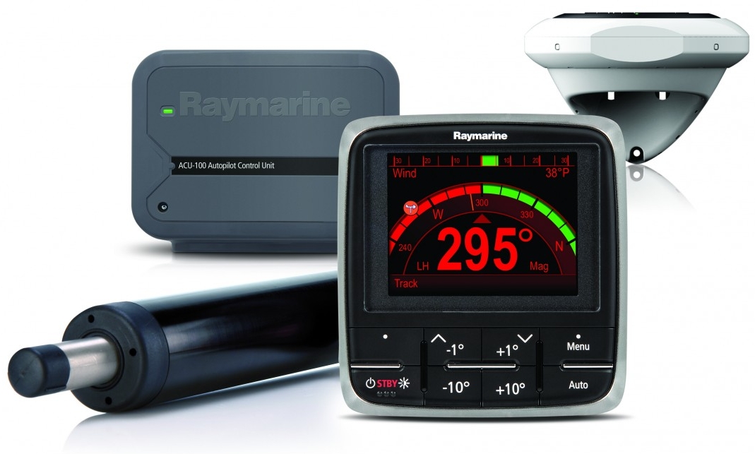 RAYMARINE Evolution Autopilot EV-100 Wheel  Evolution Wheel Pilot with p70, ACU-100 & Wheel Drive, Small wheel drive sail boats