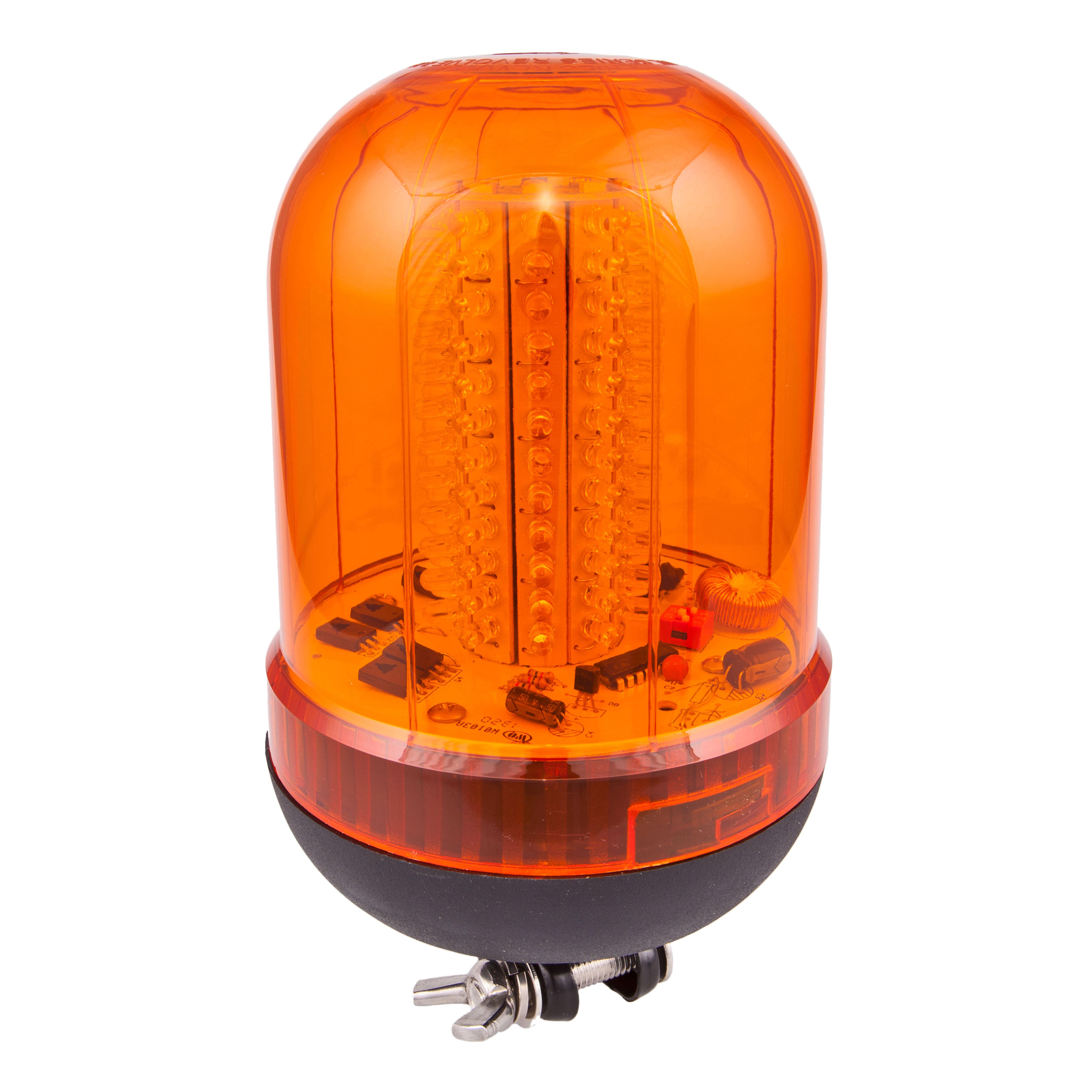 4CARS VIACFUNKČNÉ VÝSTRAŽNÉ SVETLO 12 /24V 100 LED  Oranžový výstražný maják