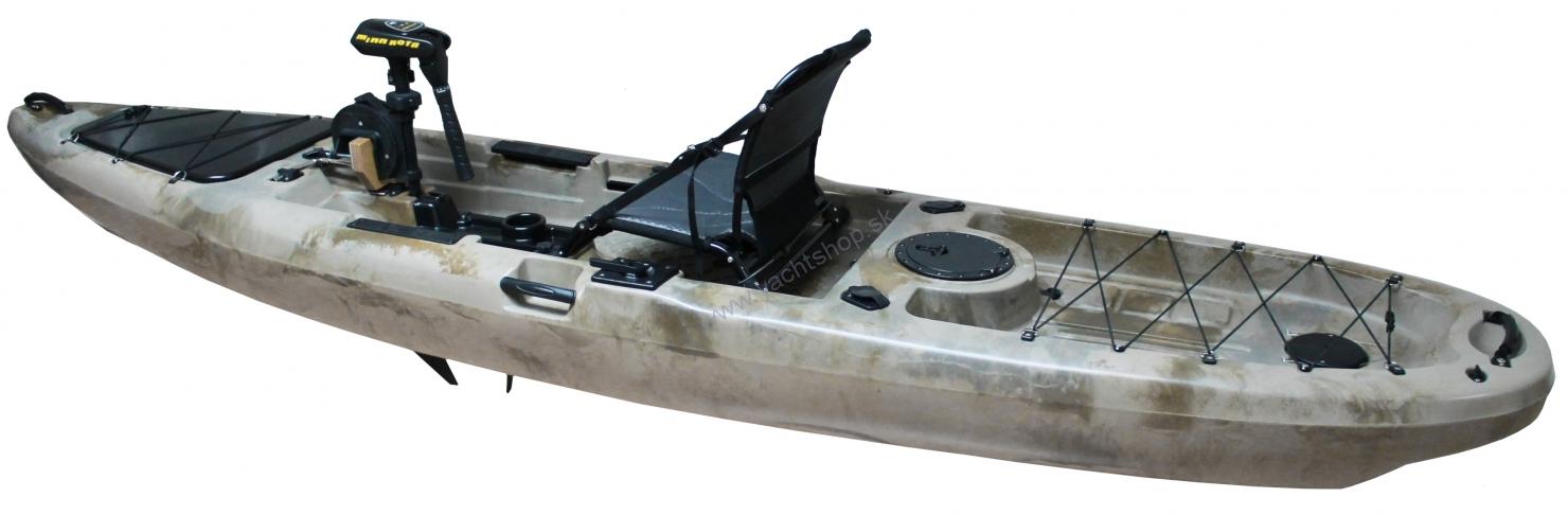 ALLROUNDMARIN DUSKY-CAMO Kajak AL-316/E s elektromotorom MINN KOTA TRAXXIS 45