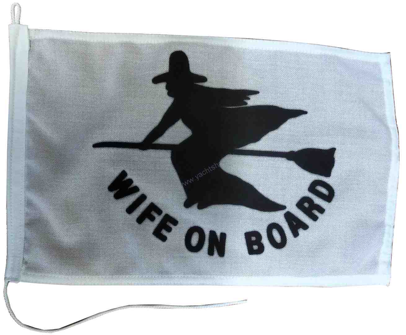 Vlajka - Žena na palube 20 x 30 cm  Flag Wife on Board